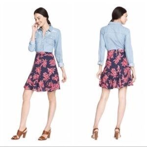 NWT Draper James cherry floral print skirt